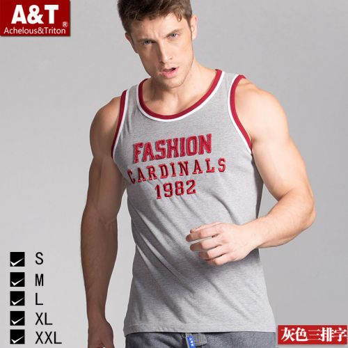 Débardeur homme maillot de corps ACHELOUSTRITON en coton pour été - Ref 1586312