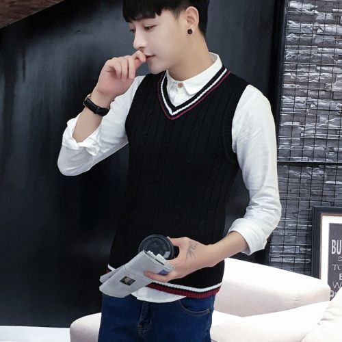 Débardeur homme Woolen gilet ARBAOJI Polyester pour automne - Ref 1586335