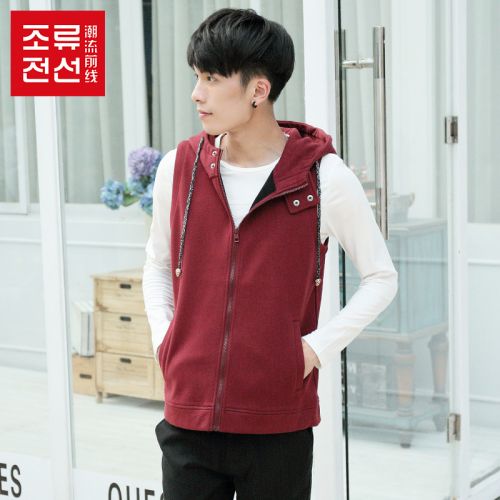 Débardeur homme Cotton vest en coton pour automne - Ref 1586413