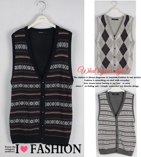 Débardeur homme Woolen gilet - Ref 1586418