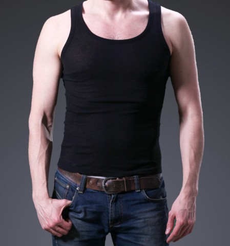Débardeur homme maillot de corps en polyester pour été - Ref 1586512
