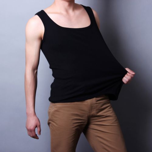 Débardeur homme maillot de corps en coton pour été - Ref 1586653