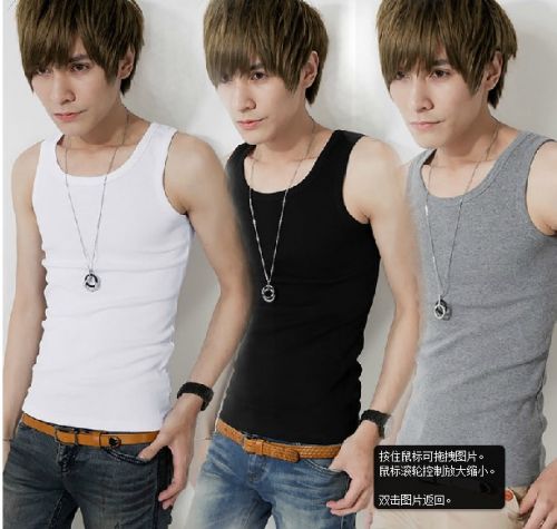 Débardeur homme maillot de corps en coton - Ref 1586739