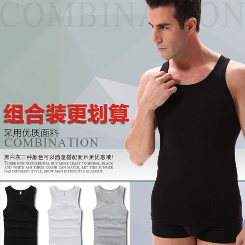 Débardeur homme maillot de corps ABAHOUSE en coton pour été - Ref 1586862