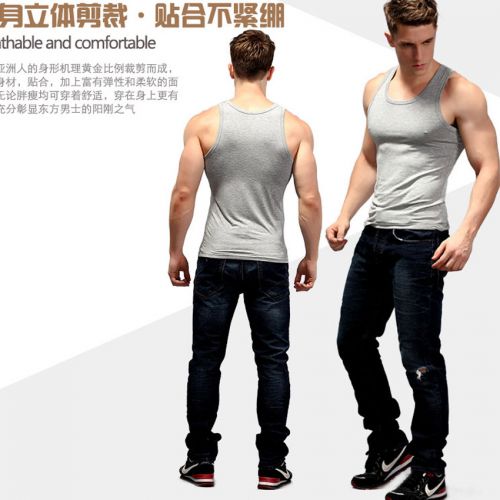 Débardeur homme maillot de corps A BIT LIKE en coton pour été - Ref 1586865