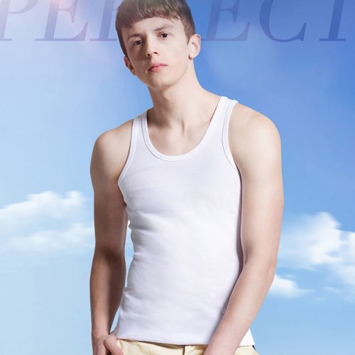 Débardeur homme maillot de corps A.B.X en coton pour été - Ref 1586869