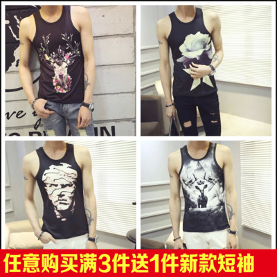 Débardeur homme maillot de corps en coton pour été - Ref 1586943