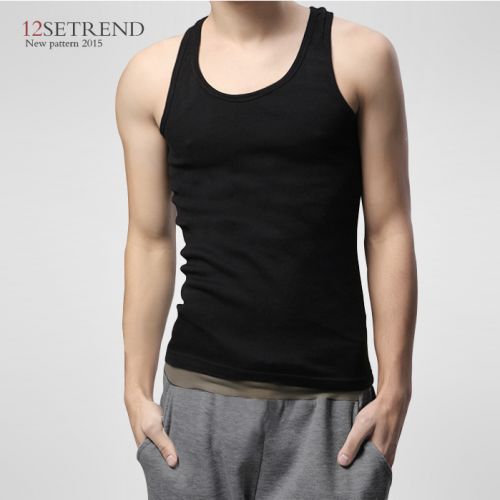 Débardeur homme maillot de corps en coton pour été - Ref 1586982