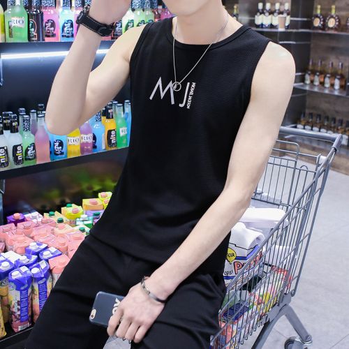 Débardeur homme maillot de corps en polyester pour été - Ref 1587043