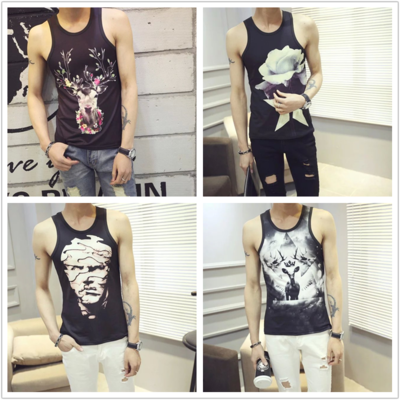 Débardeur homme maillot de corps en coton pour été - Ref 1587067