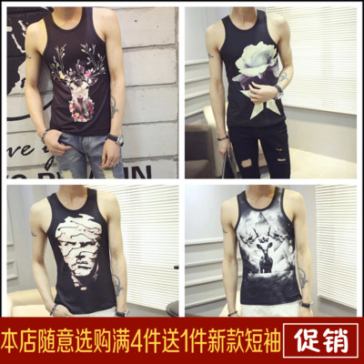 Débardeur homme maillot de corps en coton pour été - Ref 1587070