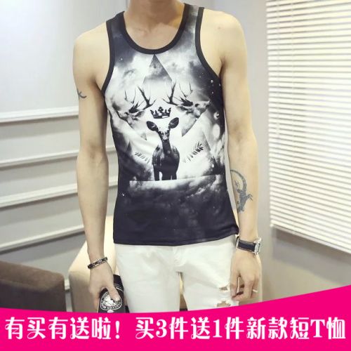 Débardeur homme maillot de corps en coton pour été - Ref 1587077