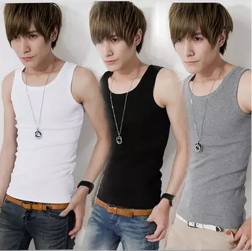 Débardeur homme maillot de corps en coton pour été - Ref 1587220