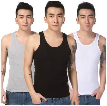 Débardeur homme maillot de corps en coton pour été - Ref 1587232