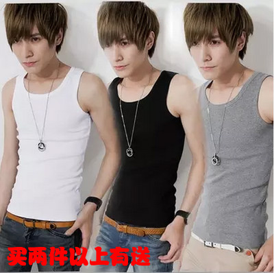 Débardeur homme maillot de corps en coton pour été - Ref 1587255