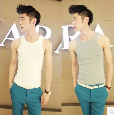 Débardeur homme Woolen gilet en coton pour Quatre saisons - Ref 1587287