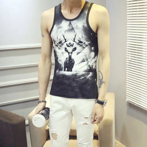 Débardeur homme maillot de corps en tissu laine, TR, pour été - Ref 1587311