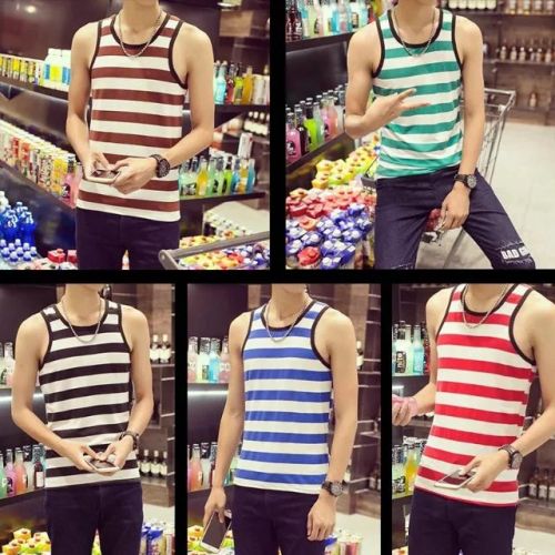 Débardeur homme maillot de corps en CVC pour été - Ref 1587363