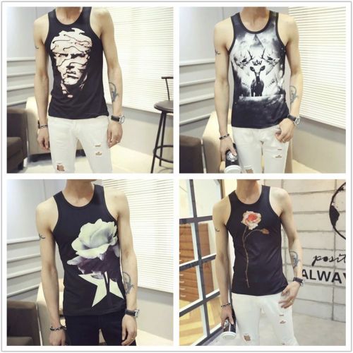 Débardeur homme maillot de corps en coton pour été - Ref 1587369