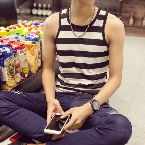 Débardeur homme maillot de corps en coton pour été - Ref 1587492