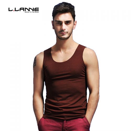 Débardeur homme maillot de corps LLANNE fibres polyacrylonitrile acrylique modal polyuréthane élastique fibre spandex pour été - Ref 1587854