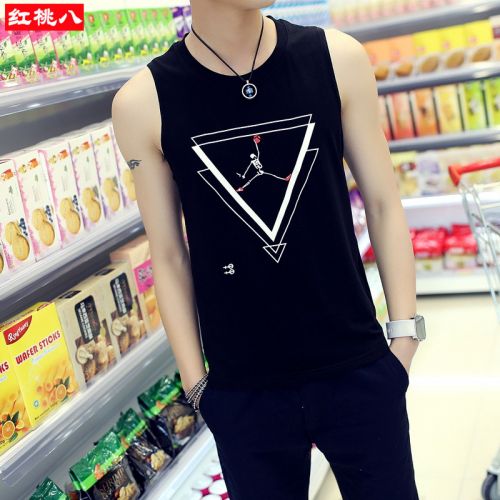 Débardeur homme maillot de corps en coton ammoniac pour été - Ref 1587902