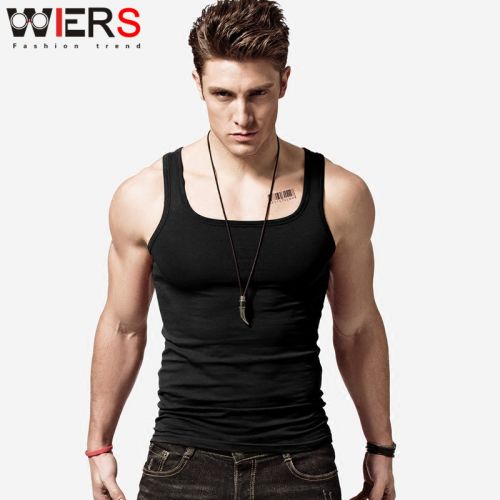 Débardeur homme maillot de corps WIER'S en coton pour été - Ref 1587931