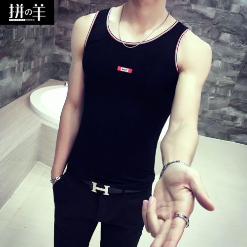 Débardeur homme maillot de corps Coton, fibre élastique polyuréthane spandex pour été - Ref 1587938