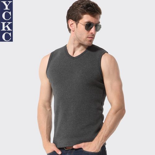 Débardeur homme maillot de corps YCKC en coton pour hiver - Ref 1587997