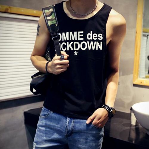 Débardeur homme maillot de corps CARD WORLD Coton, fibre élastique polyuréthane spandex pour été - Ref 1587999