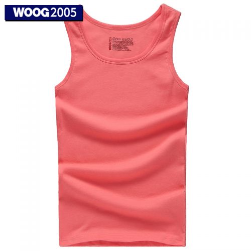 Débardeur homme maillot de corps WOOG2005 en coton pour été - Ref 1588022