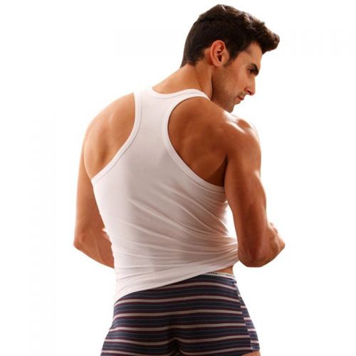 Débardeur homme maillot de corps SEPTWOLVES en coton pour été - Ref 1588024