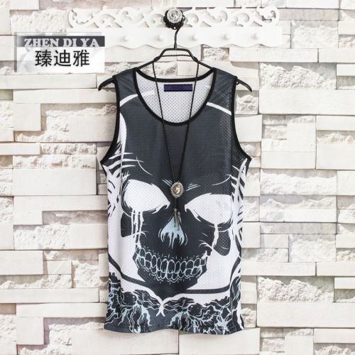 Débardeur homme maillot de corps en coton pour été - Ref 1588060