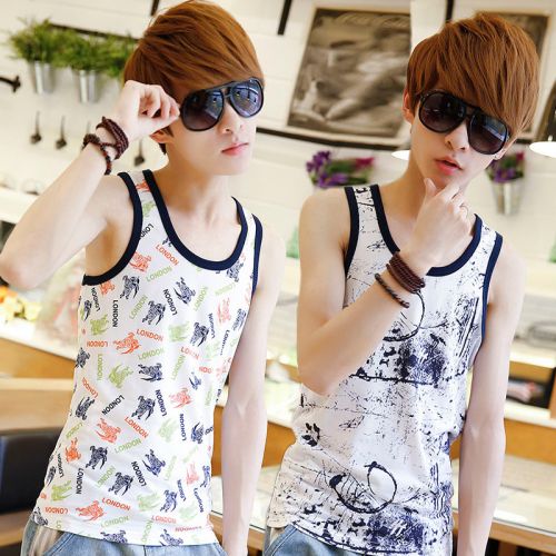 Débardeur homme maillot de corps en coton pour été - Ref 1588167