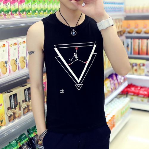 Débardeur homme maillot de corps en polyester pour été - Ref 1588177