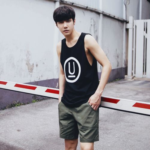 Débardeur homme maillot de corps en coton ammoniac pour été - Ref 1588185