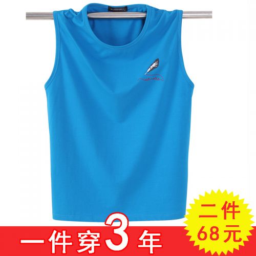 Débardeur homme maillot de corps en coton pour été - Ref 1588193