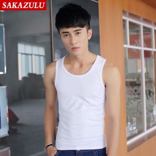 Débardeur homme maillot de corps SAKA ZULU Coton fibre élastique polyuréthane spandex pour été - Ref 1588195