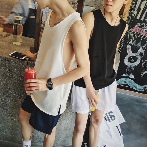 Débardeur homme maillot de corps polyéthylène téréphtalate PET , coton pour été - Ref 1588265