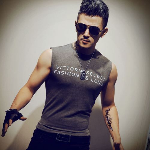 Débardeur homme maillot de corps en polyester pour été - Ref 1588271