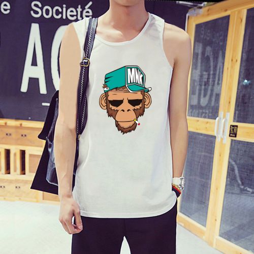 Débardeur homme maillot de corps en coton pour été - Ref 1588288