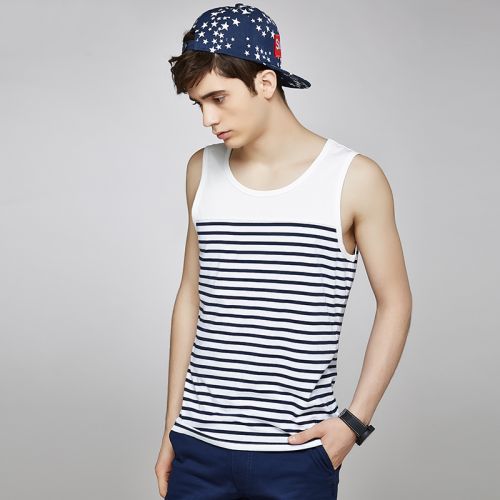 Débardeur homme maillot de corps GUUKA en coton pour été - Ref 1588339