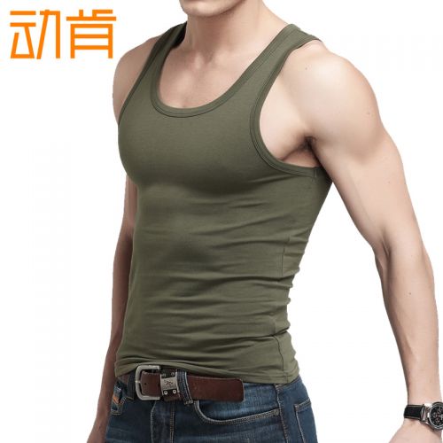 Débardeur homme maillot de corps en coton pour été - Ref 1588352