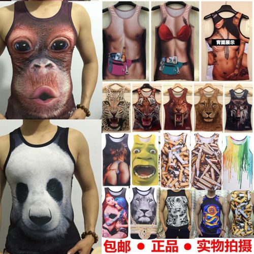 Débardeur homme maillot de corps en polyester pour été - Ref 1588354