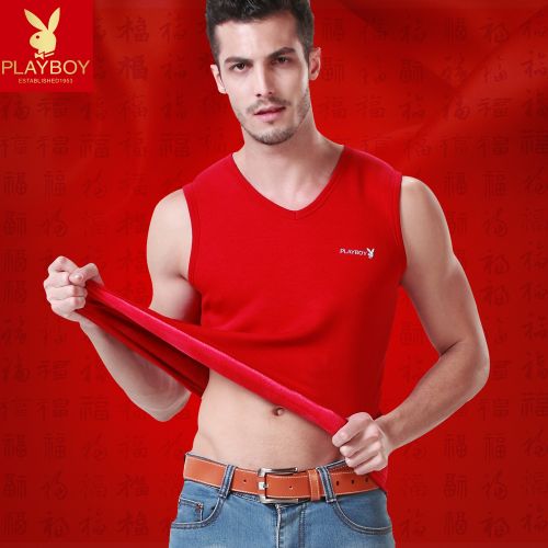 Débardeur homme maillot de corps PLAYBOY en coton pour hiver - Ref 1588732