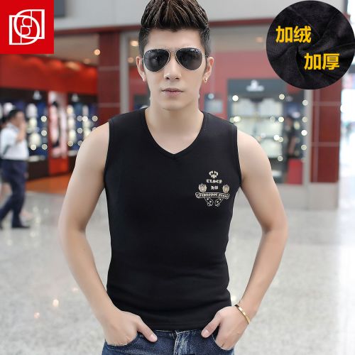 Débardeur homme maillot de corps DAORD en coton pour hiver - Ref 1588735