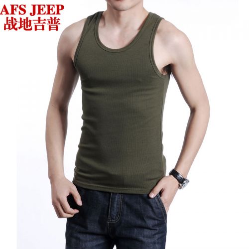 Débardeur homme maillot de corps AFS JEEP en coton pour été - Ref 1588745