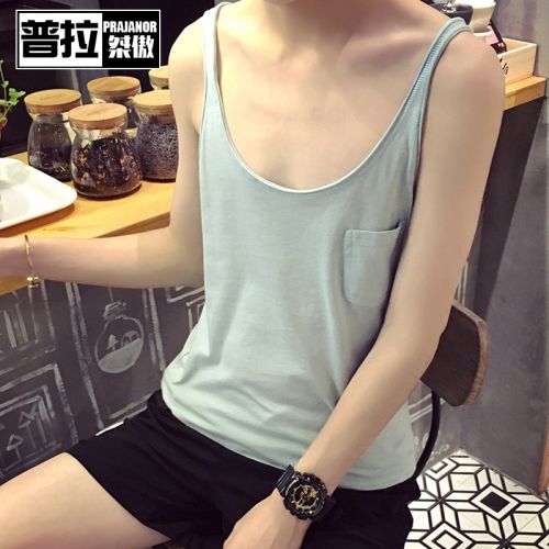 Débardeur homme maillot de corps PRAJANOR en nylon pour été - Ref 1588777