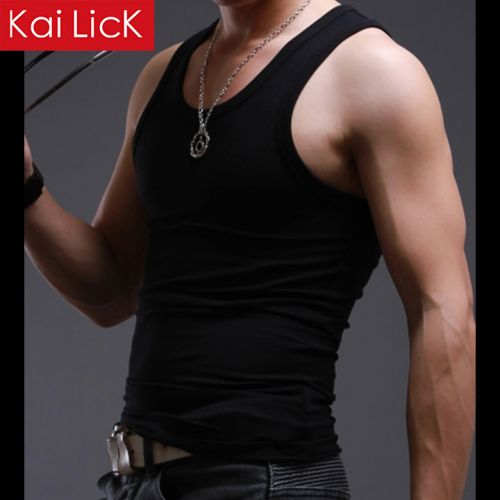 Débardeur homme maillot de corps KAI LICK Coton fibre élastique polyuréthane spandex pour été - Ref 1588796