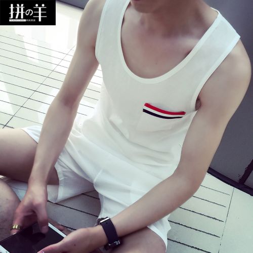 Débardeur homme maillot de corps coton ramie pour été - Ref 1588805